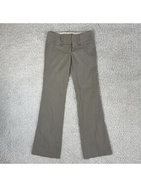 NWOT Girls Stooshy Khaki Grey Mid-rise Bootcut Dress Pants (size 0) #TM225